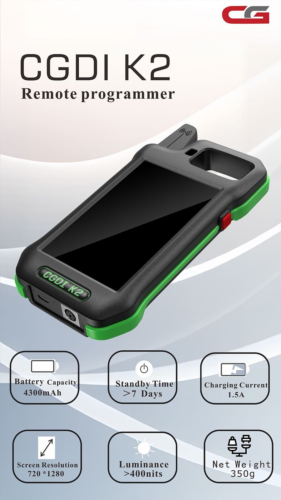 CGDI K2 Remote Key Programmer Remote Generator mit 3 Stück CGDI C4648 Super Chips