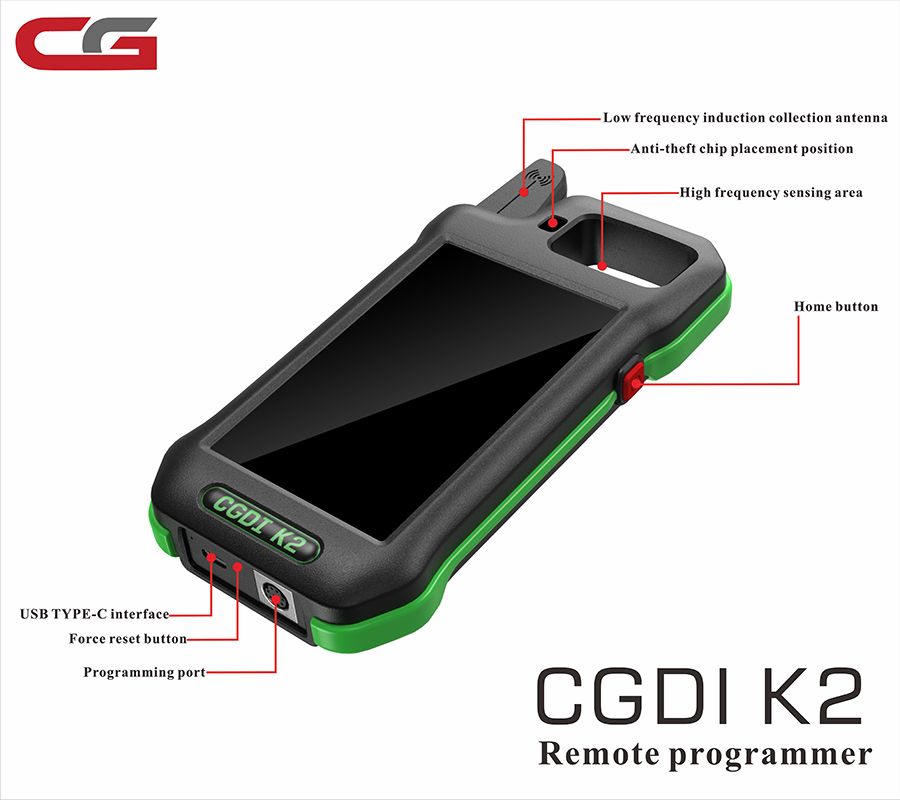 CGDI K2 Remote Key Programmer Remote Generator mit 3 Stück CGDI C4648 Super Chips