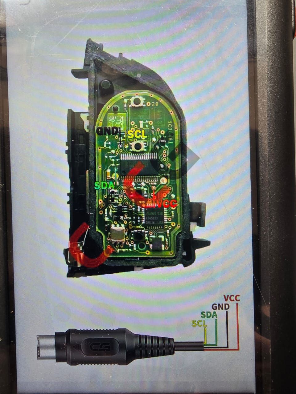 2025 Neues CGDI K2 Key Unlock Erneuerung Kabel