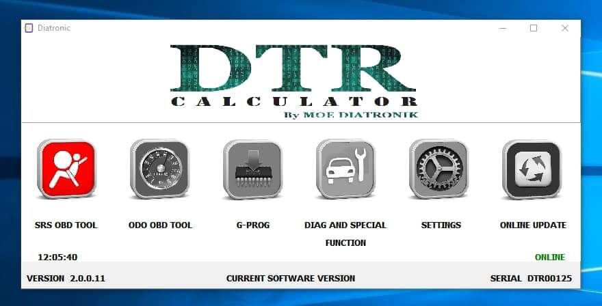 Diatronik SRS+DASH+CALC+EPS OBD Tool Neueste Software