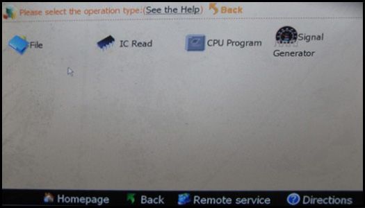 Digimaster iii-bitte den Betriebstyp auswählen