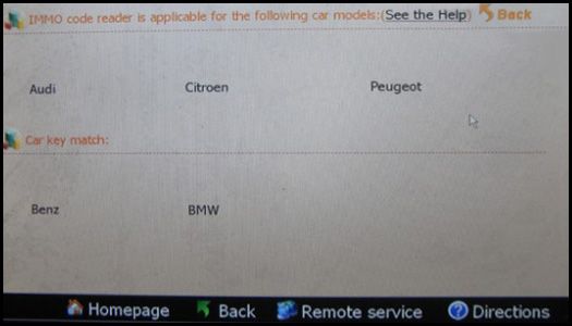 digimaster iii unterstützte Autoliste