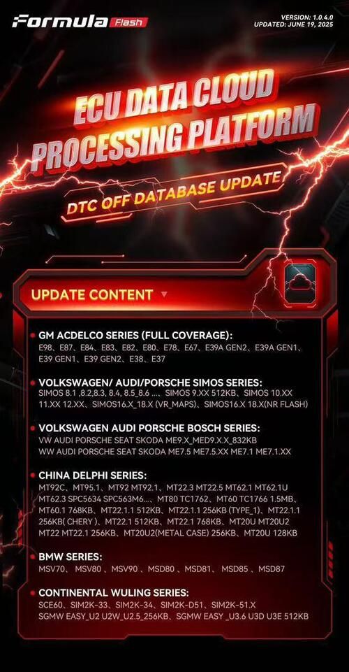 V1.1.7.0 FormulaFLash ECU TCU Chip Tuning Programmer