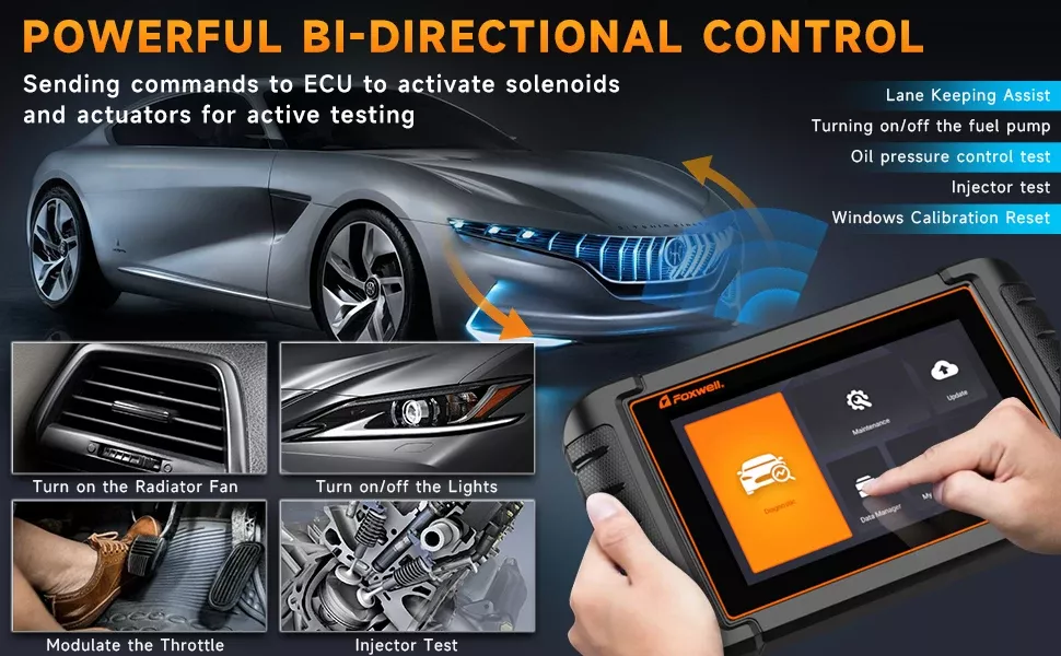 FOXWELL NT809BT OBD2 Bluetooth Automotive Scanner