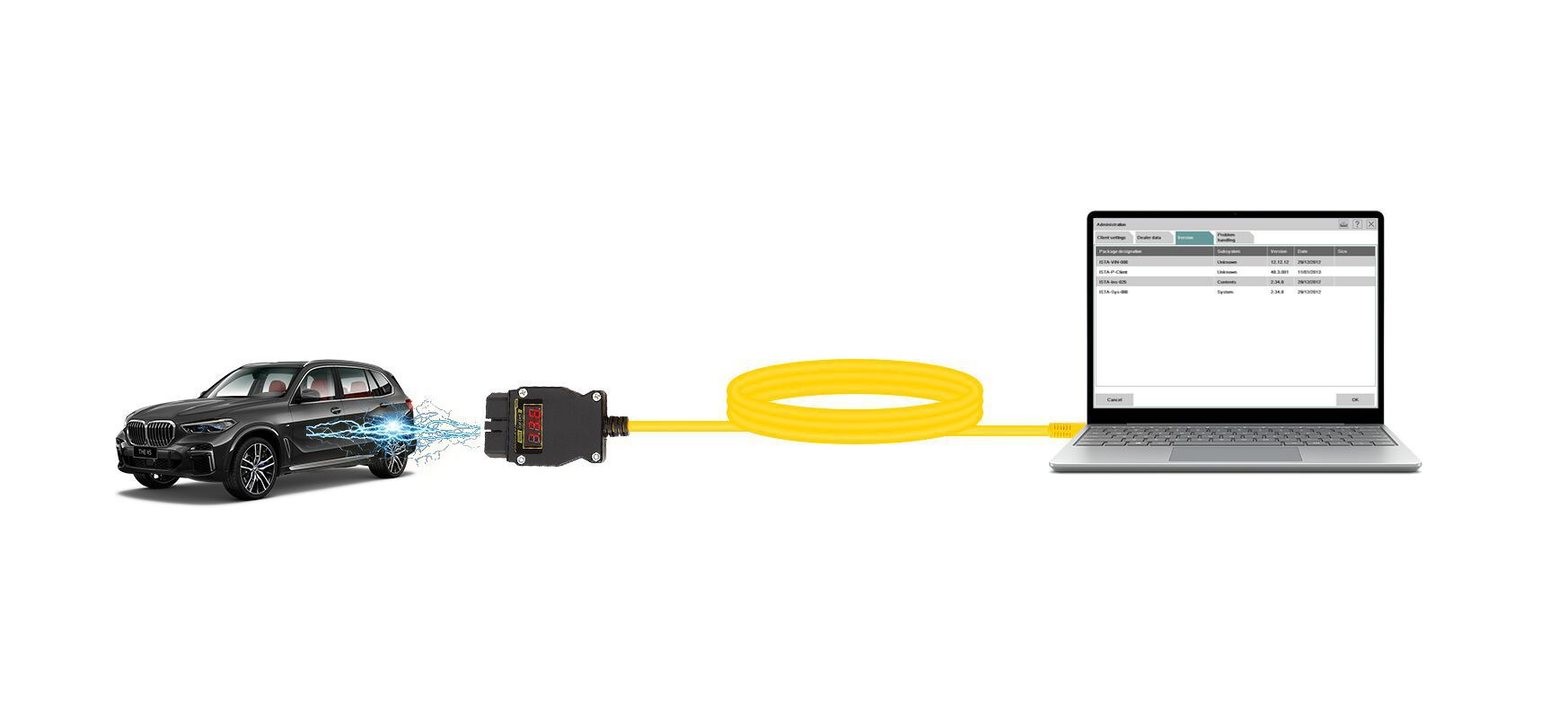 GODIAG GT109 DOIP-ENET DOIP Diagnose Programmierung Codierung Adapter für BMW Benz VW Audi