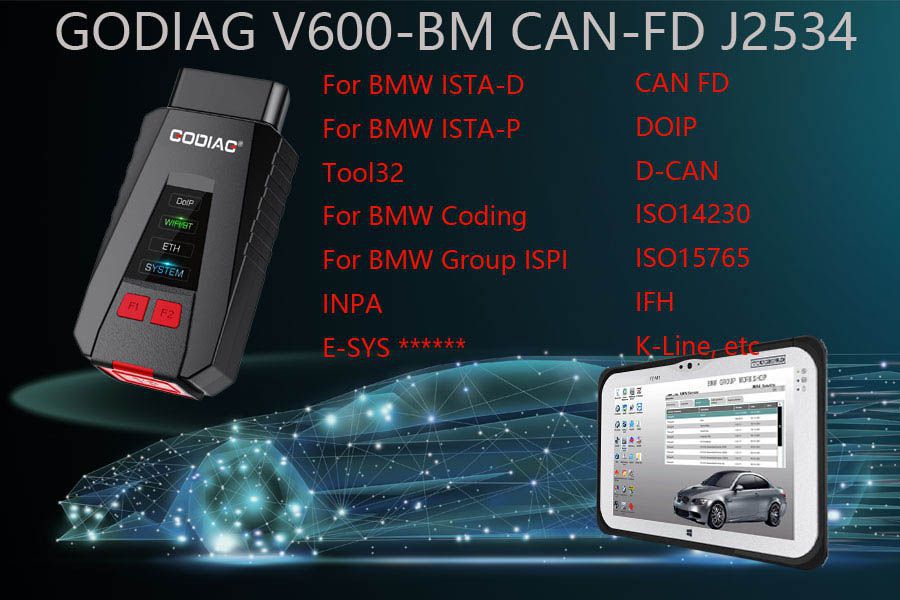 GODIAG V600-BM BMW Diagnose und Programmierung