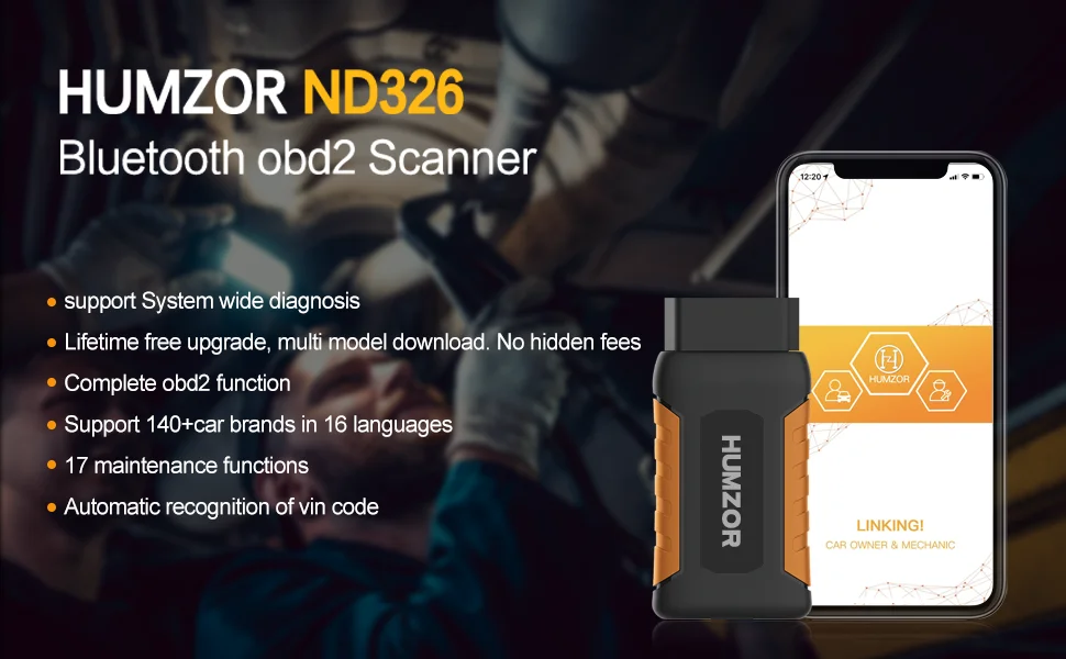 HUMZOR NexzDAS ND326 Autodiagnose Werkzeug