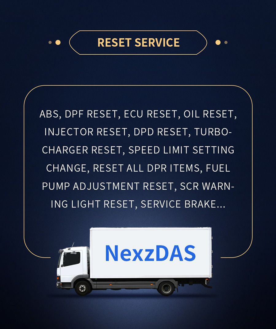 Humzor NexzDAS ND506 Reset Service Funktion