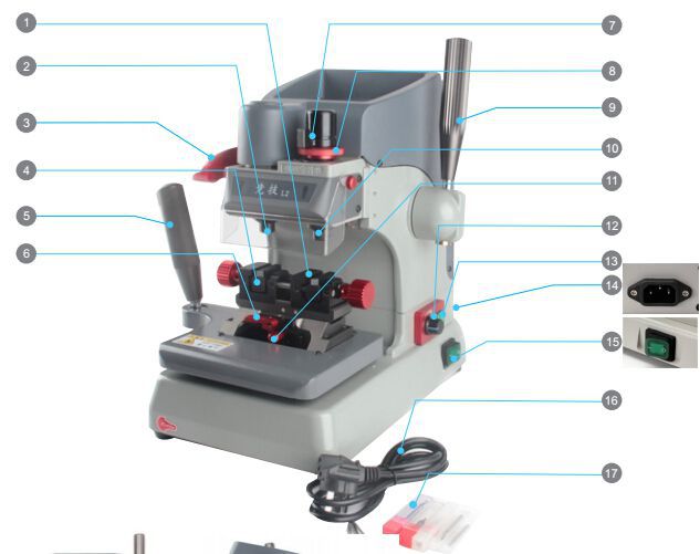 JINGJI L2 Vertical Key Cutting Machine-1