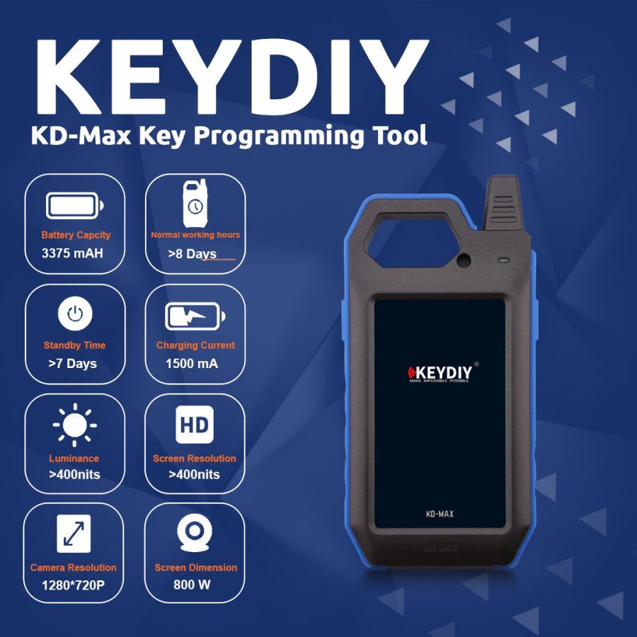 KEYDIY KD-MAX - Schlüsselwerkzeug & Remote Generator