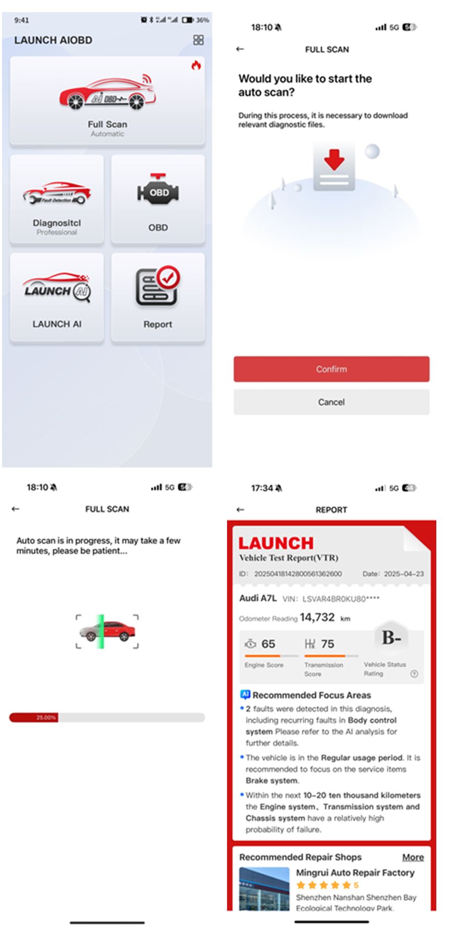 LAUNCH AIOBD Automotive Diagnose Terminal