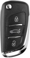 Start LN3-PUGOT-01 LN-Peugeot DS Smart Key (Faltbare 3 Bu
