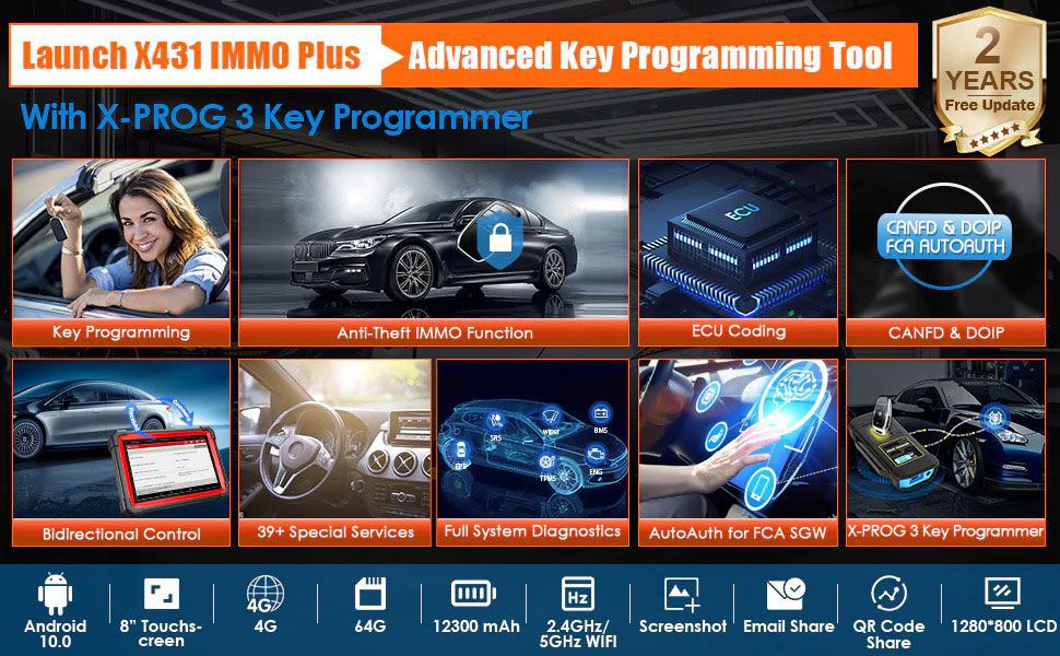 Starten Sie X431 Immo Plus Key Programmer 