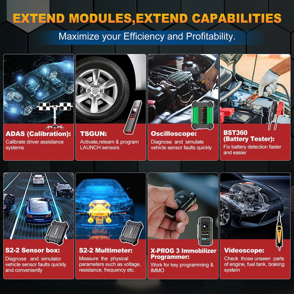 Launch x431 pro elite extend module