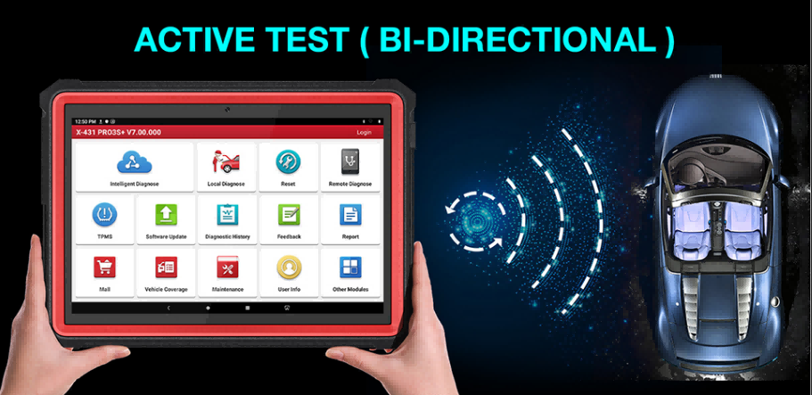 Starten Sie pro3s+ Active Test