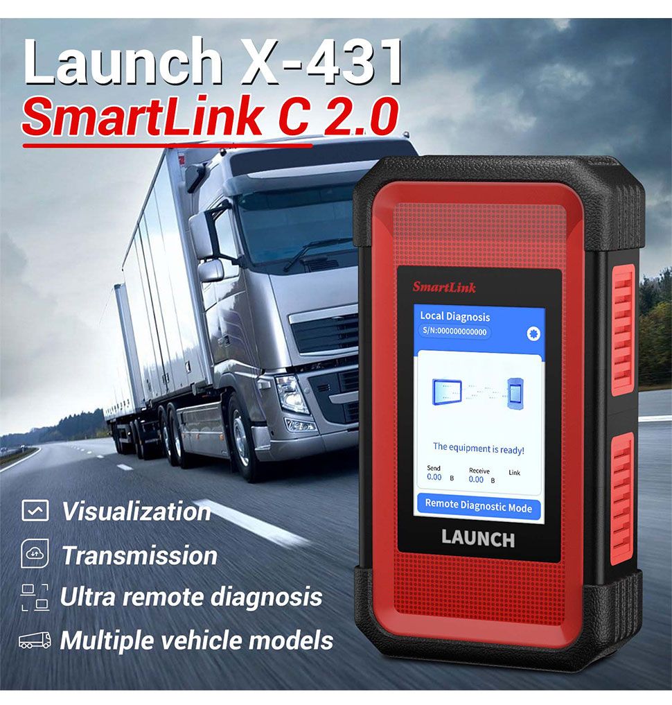 Einführung des X-431 SmartLink C 2.0 Heavy-Duty Truck Moduls