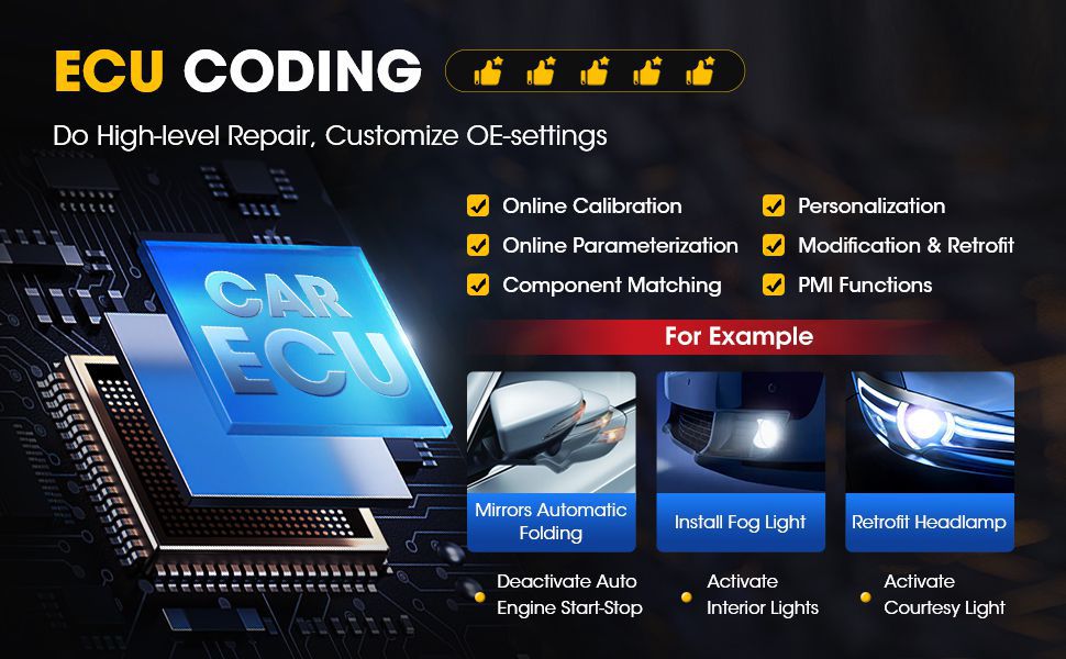  Starten Sie X431 PROS ELITE Bidirektional Scan Tool mit CANFD ECU Coding Full System 32+ Special Function VAG Guide