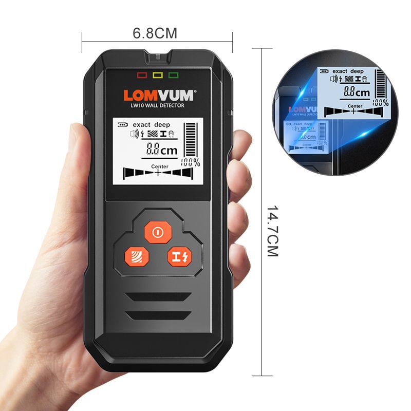 LOMVOM Metalldetektor Wandscanner