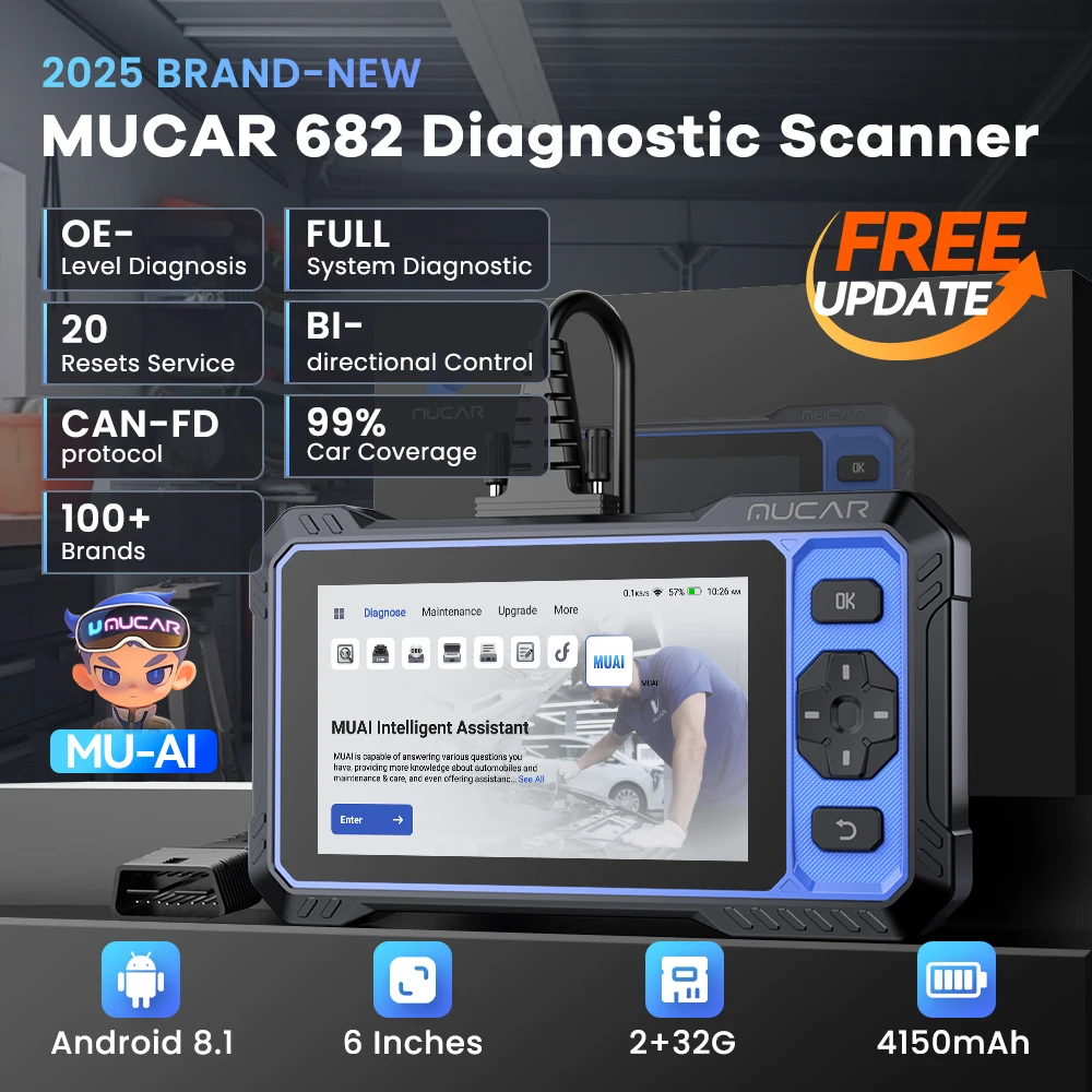 MUCAR 682 KI-unterstütztes Autodiagnose-Werkzeug