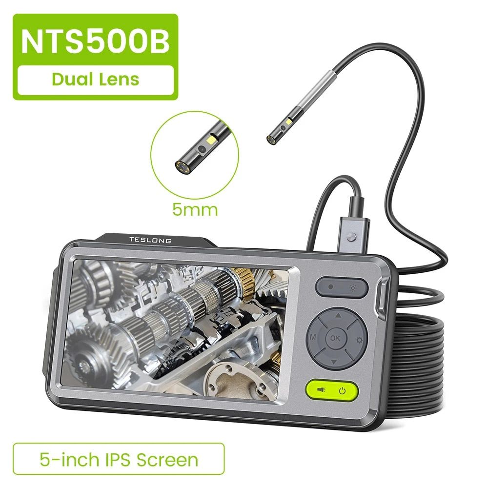 NTS500B 5.0"LCD Bildschirm 5mm Dual Lens Endoskop K