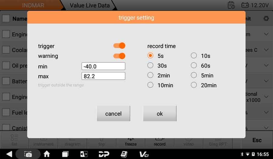 OBDSTAR ISCAN PRO INDMAR (Marine) Unterstützt INDMAR Marine Diagnose, BLM Reset, Nockenwelle Phaser Reinigung, Reset des Öllebensmonitors