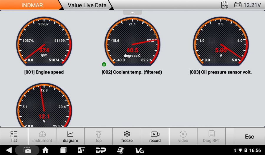 OBDSTAR ISCAN PRO INDMAR (Marine) Unterstützt INDMAR Marine Diagnose, BLM Reset, Nockenwelle Phaser Reinigung, Reset des Öllebensmonitors