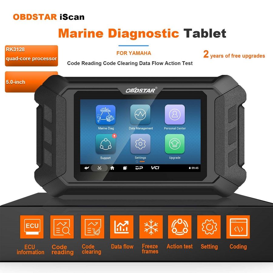 OBDSTAR iScan YAMAHA Marine Diagnosetablette