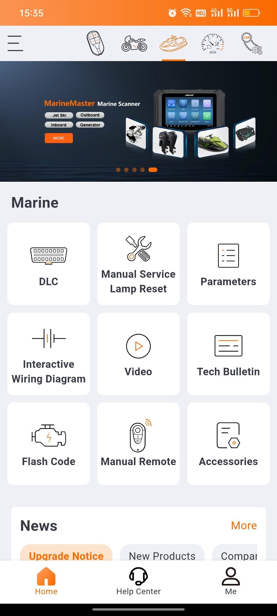OBDSTAR Marine Master für Jetski / Outboard / Inboard / Generator