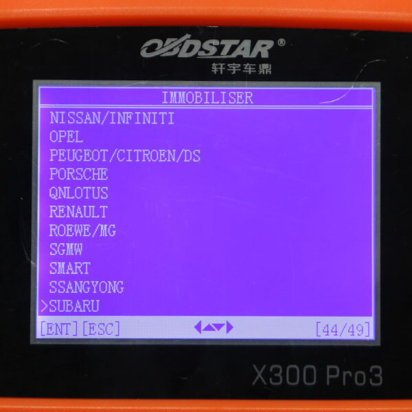 OBDSTAR X300 PRO3 Key Master mit Immobiliser + Odometer