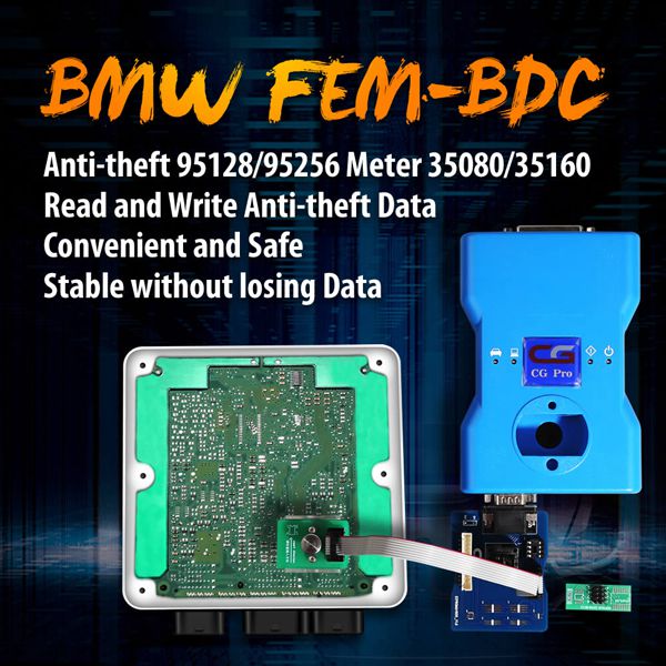 bmw-fem-bdc-8-pin-adapter-with-cg-pro