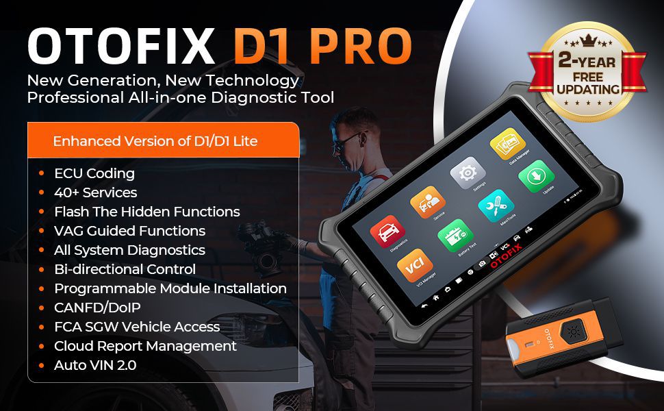 Diagnosescanner OTOFIX D1 PRO für alle Autos, Top-kostengünstiges Diagnosewerkzeug