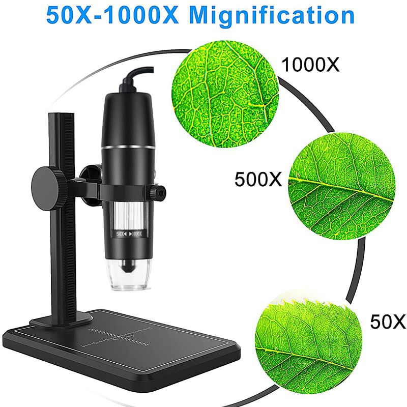 Professionelle USB Digital Mikroskop 1000X 1600X 8 LEDs 2