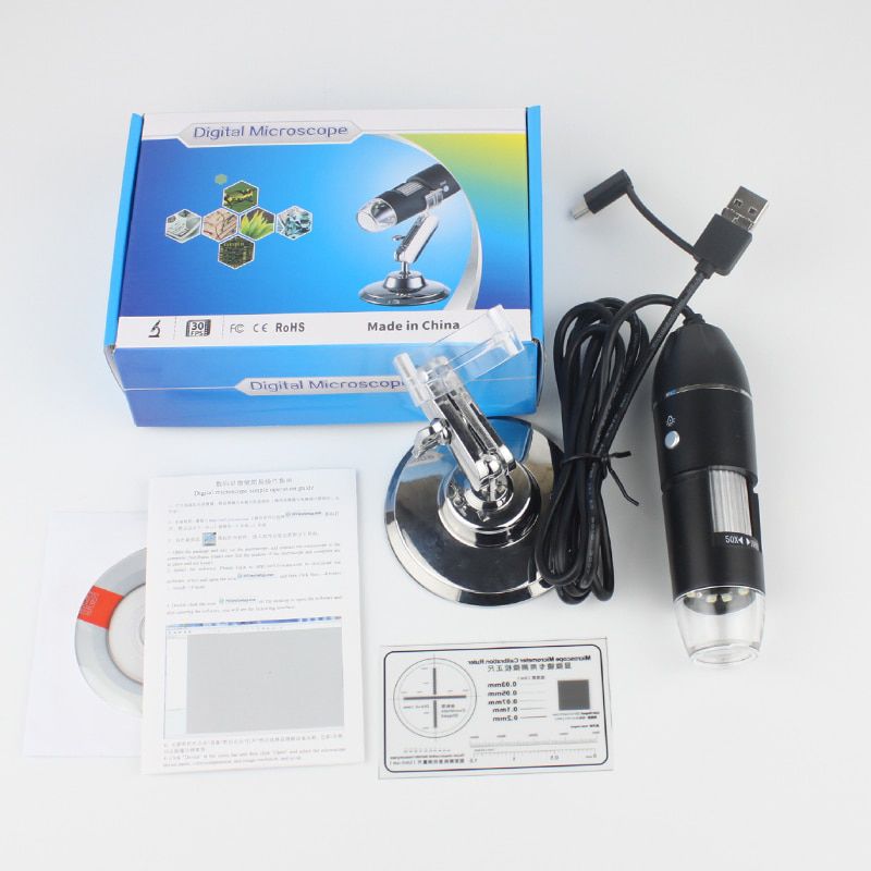 Professionelle USB Digital Mikroskop 1000X 1600X 8 LEDs 2