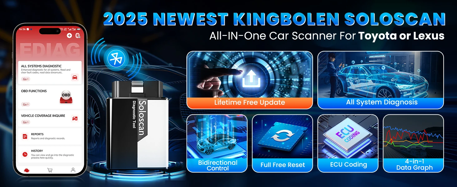 Soloscan für Toyota Lexus OBD2 Scanner