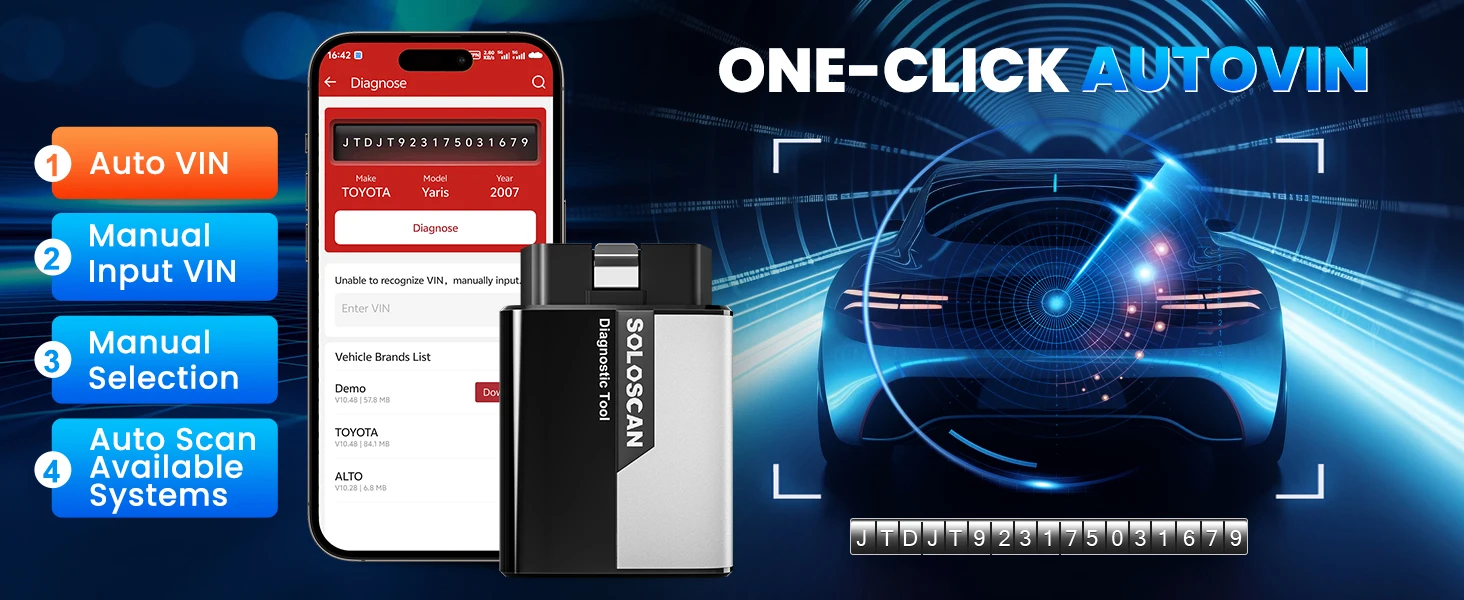 SOLOSCAN Vollsystem Auto Diagnostik Werkzeug