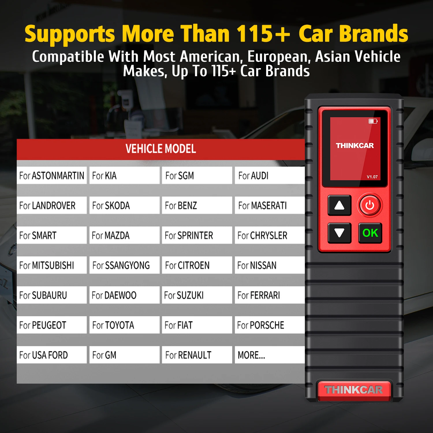 THINKCAR THINKTPMS G2 – Diagnosegerät für Reifendruck mi