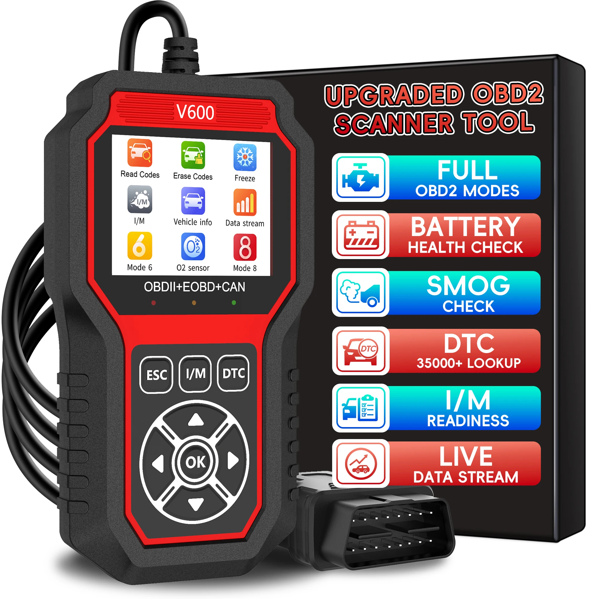 V600 OBD2 Scanner