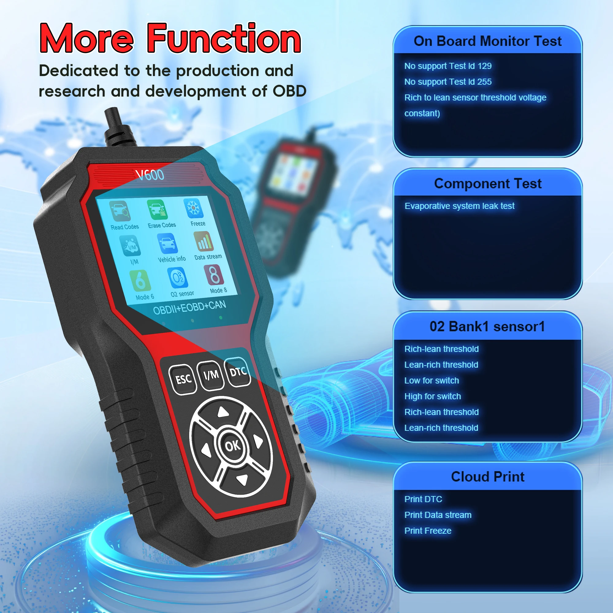 V600 OBD2 Scanner