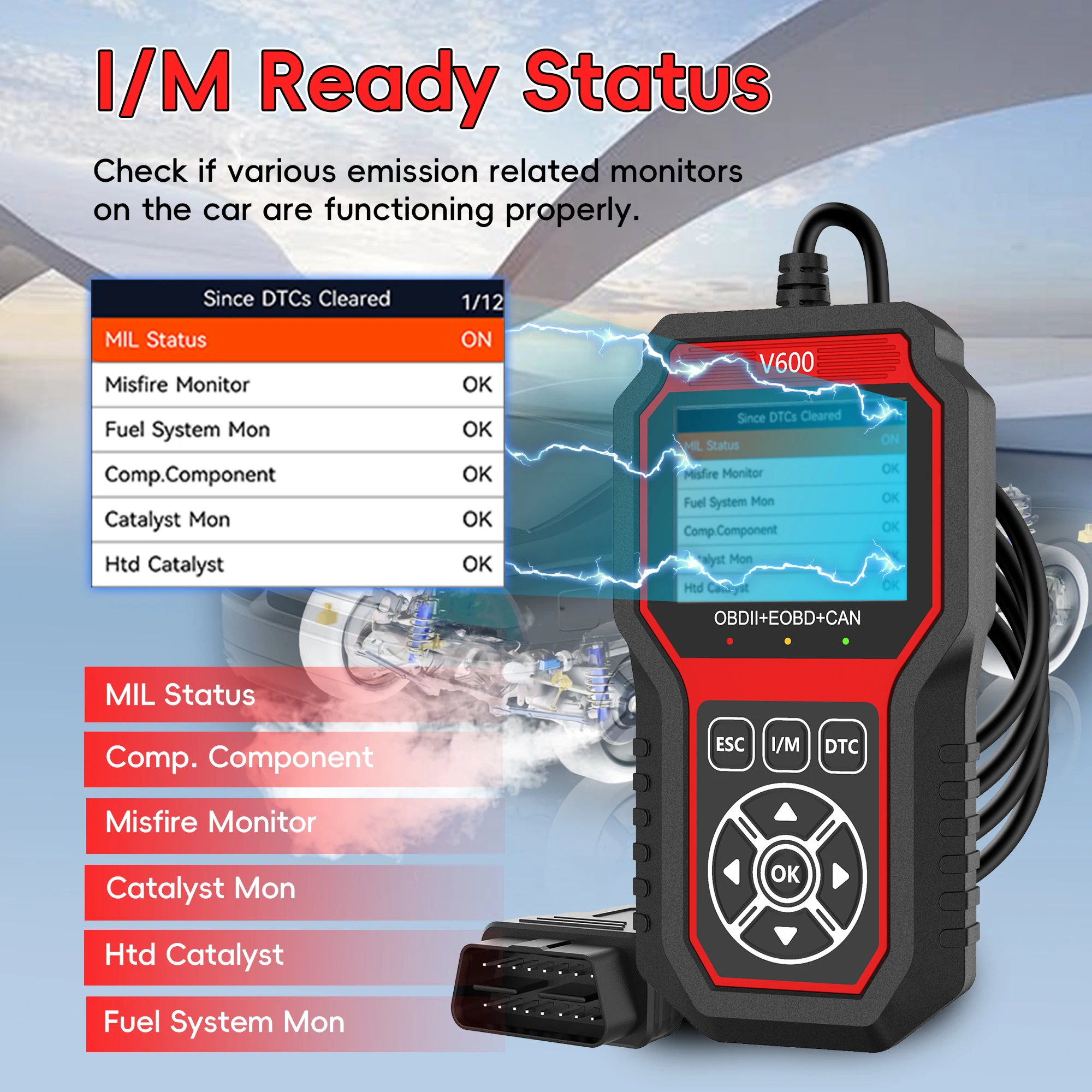 V600 OBD2 Scanner