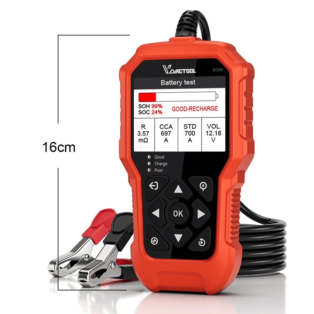 VDIAGTOOL BT500 Batterie Tester