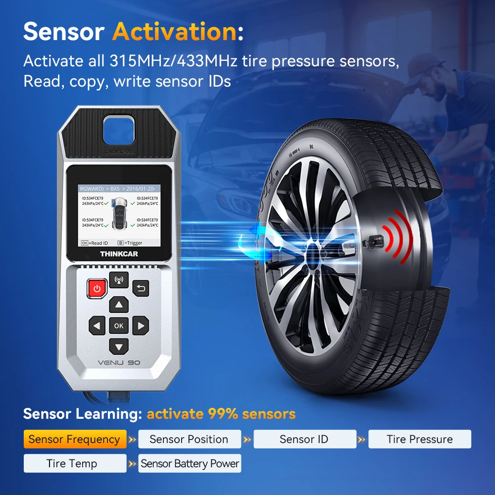 VENU 90 TPMS Reifendruckwerkzeug