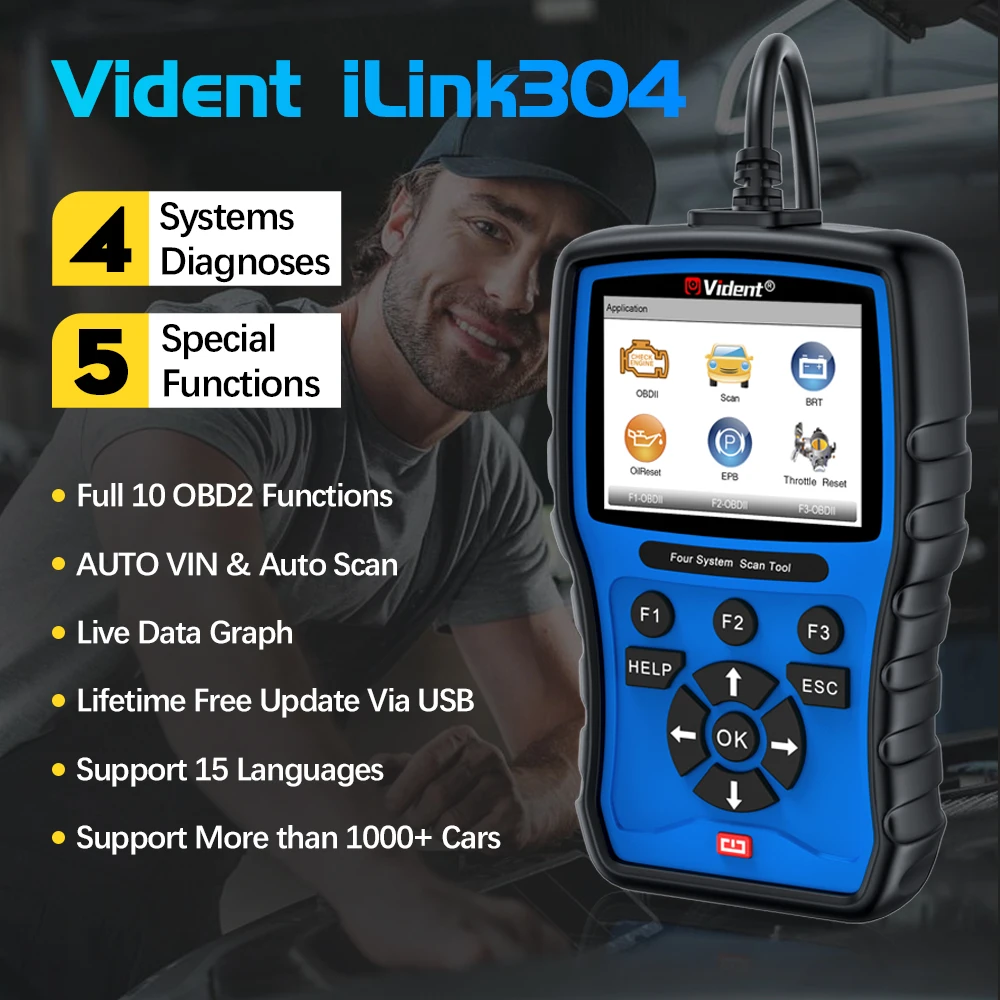 Vident ILink304 OBD2 Automobilscanner