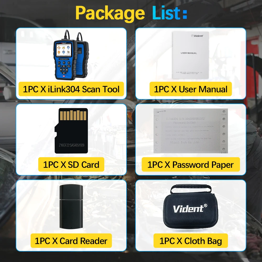 Vident ILink304 OBD2 Automobilscanner