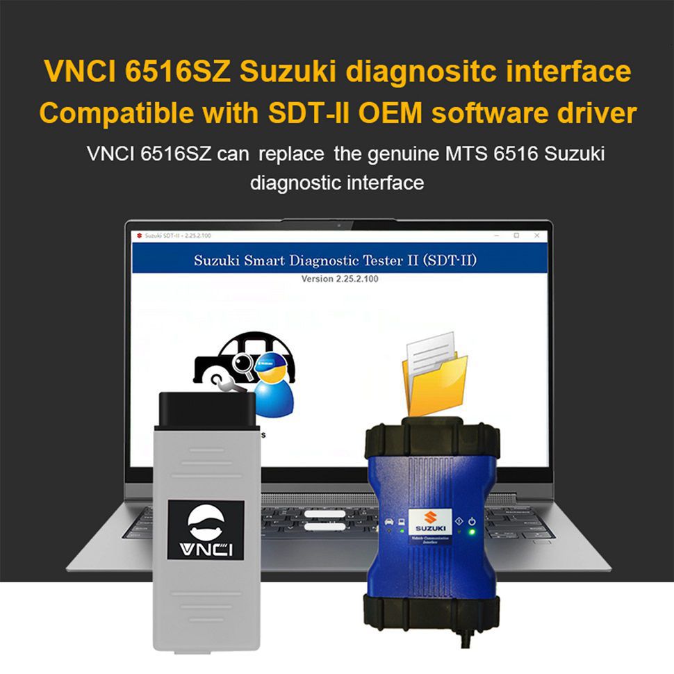 VNCI 6516SZ Suzuki Diagnose Schnittstelle kompatibel mit SDT-II OEM Software Treiber