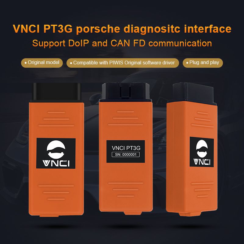 VNCI PT3G Diagnose Scanner für Porsche Kompatibel mit Original PIWIS Software Treiber Plug and Play