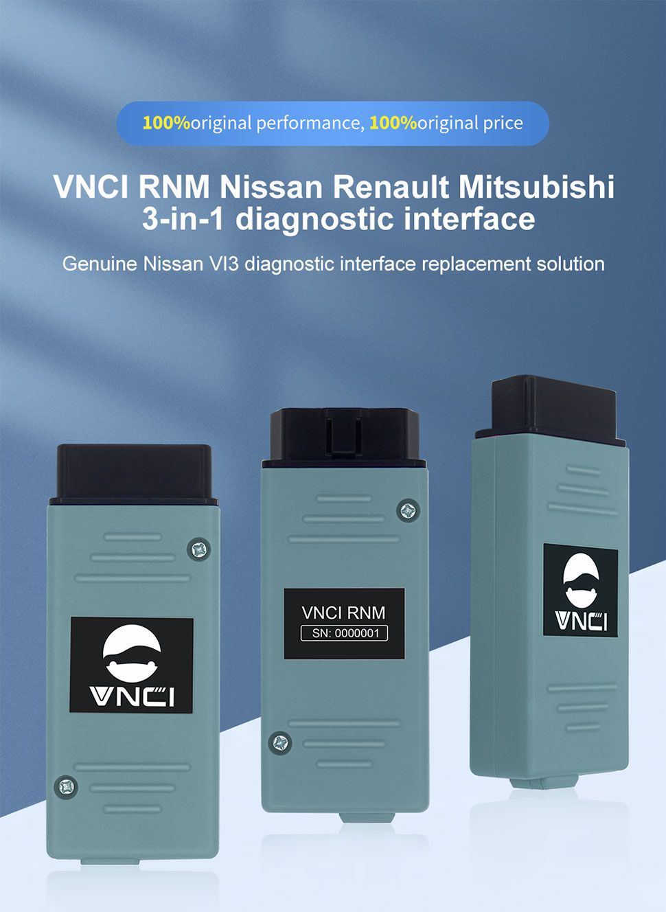 VNCI RNM Nissan Renault Mitsubishi 3-in-1 Diagnose Schnittstelle