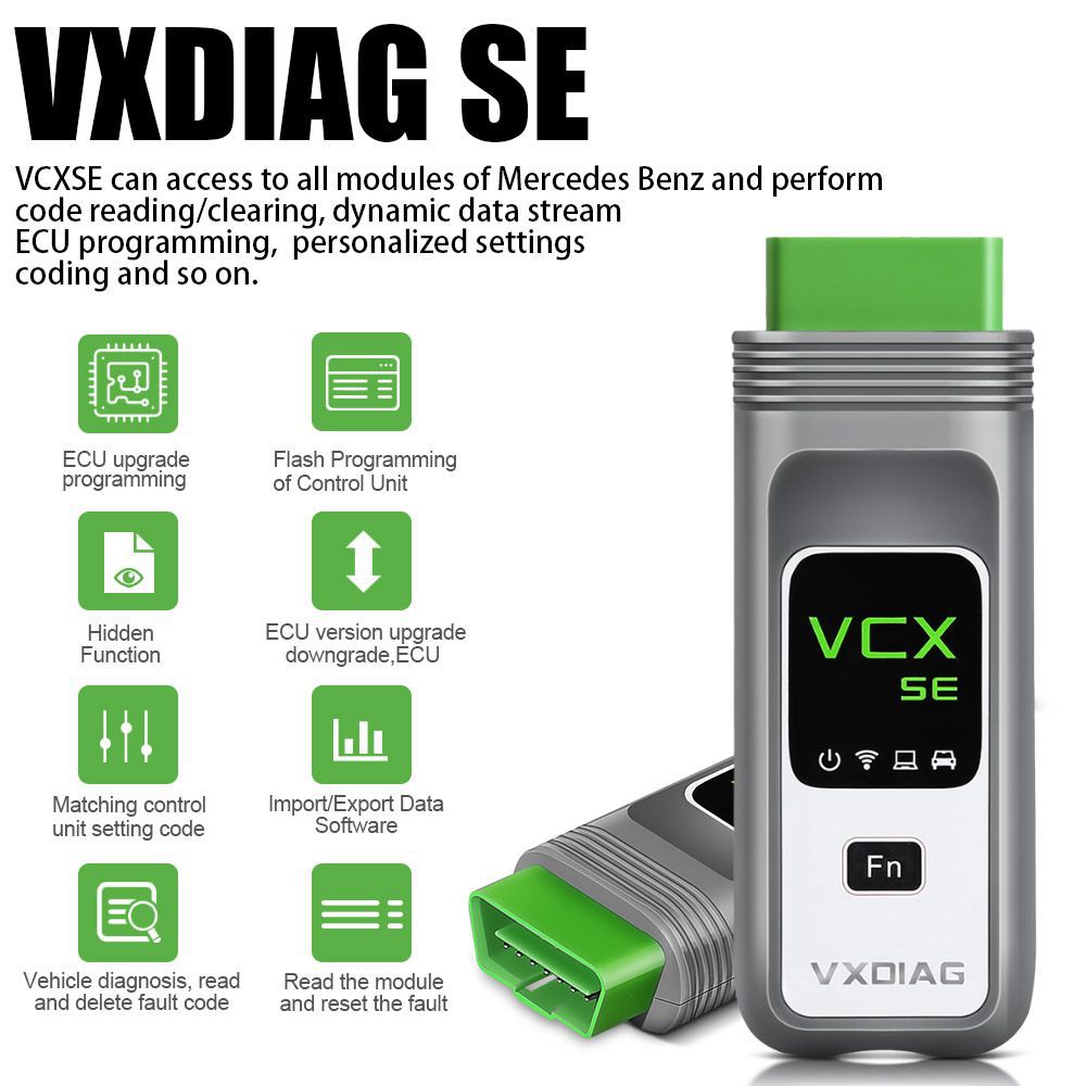 VXDIAG VCX SE für Benz mit 2TB Full Brands SSD Kostenlose Donet Lizenz erhalten