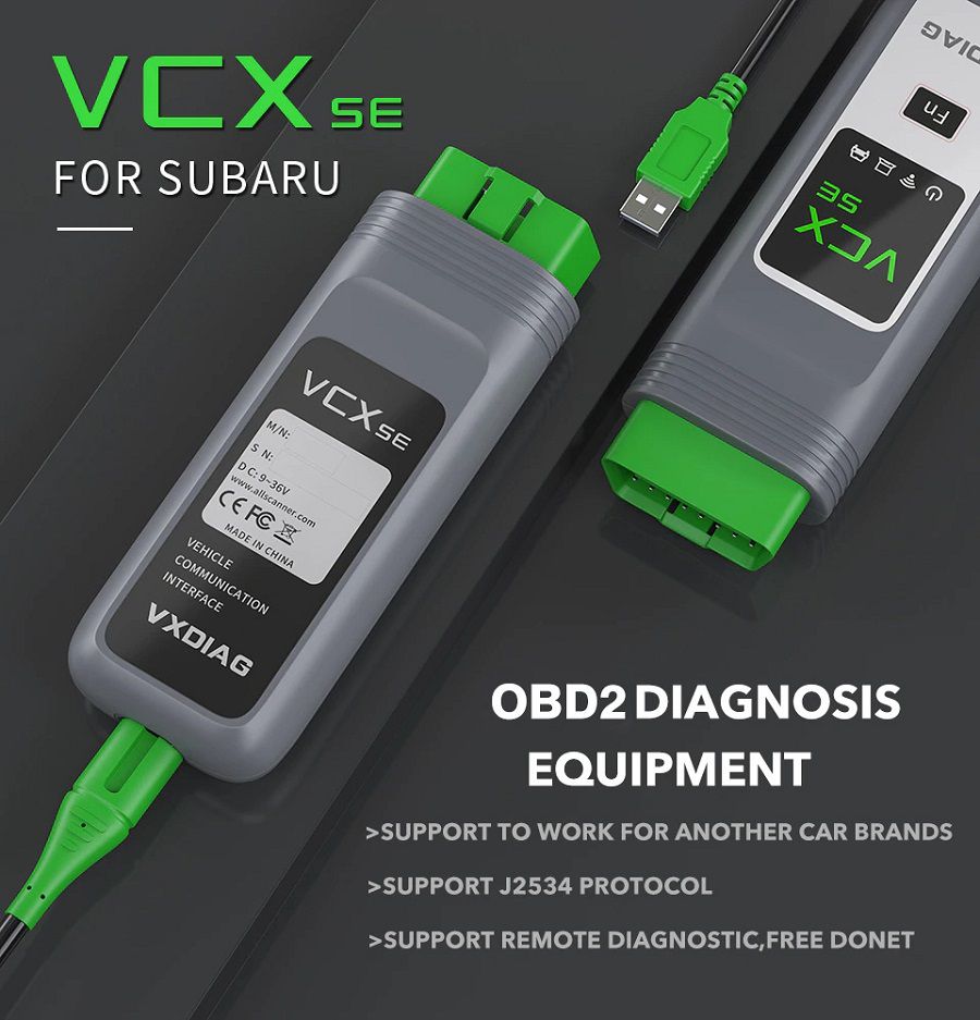 VXDIAG VCX SE for Subaru OBD2 Diagnostic Tool