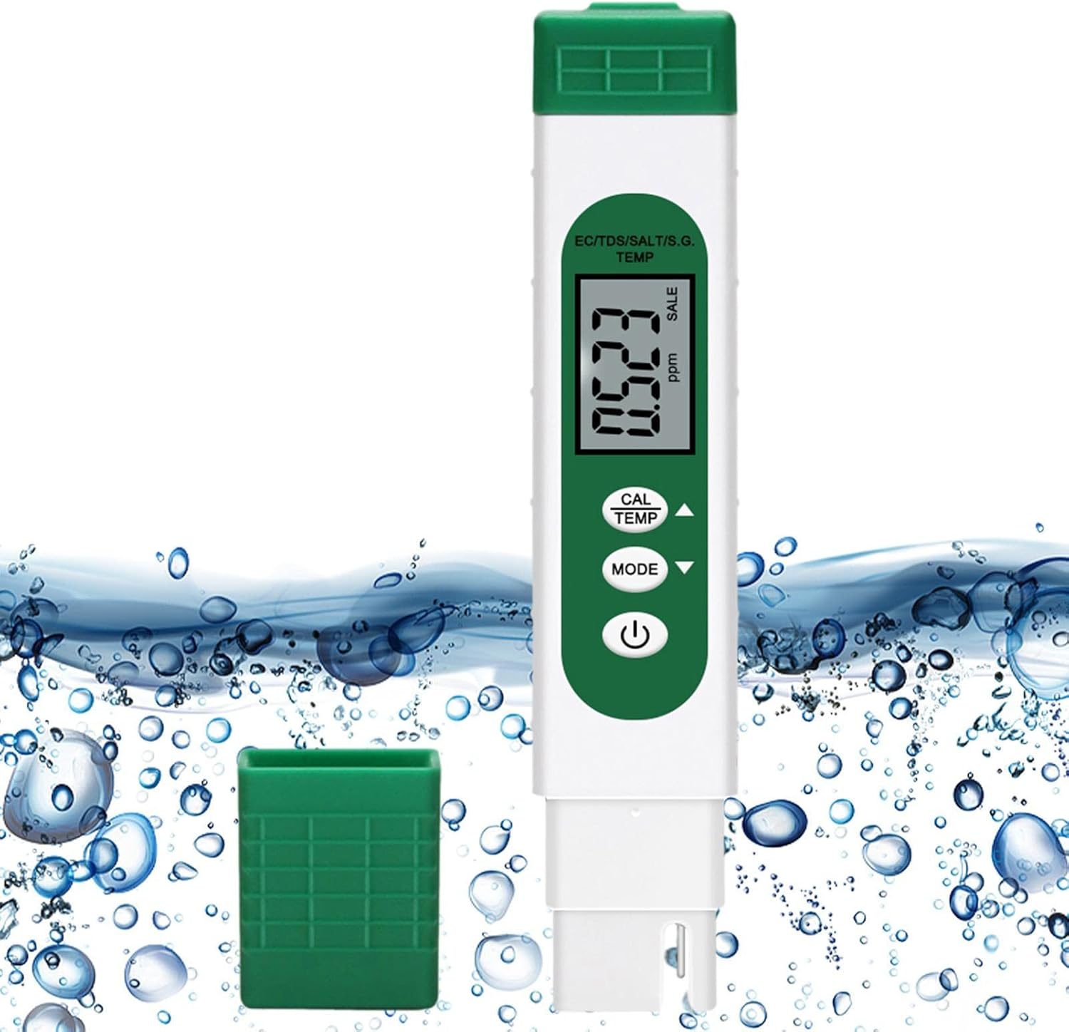 Wassertester-Stift mit LCD-Display – 5-in-1 Multifunktio