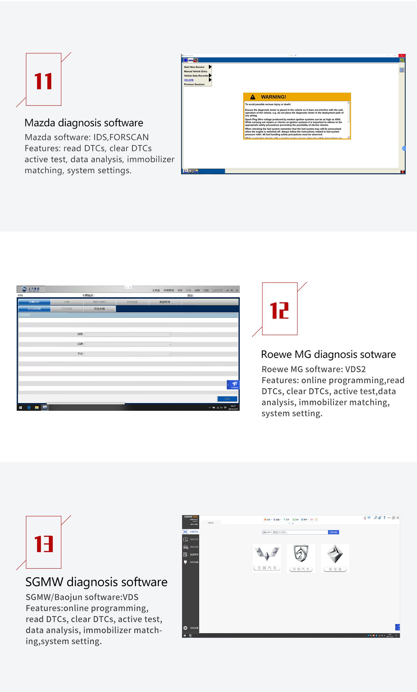 wiScan T6 PROS Auto DoIP J2534 Diagnoseprogrammierung zu